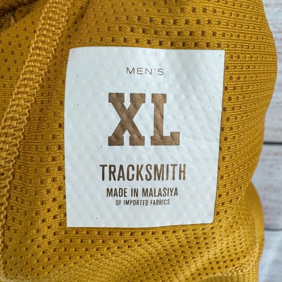 Tracksmith Athletic Shorts and Tank Set in Mustard and White - Picture 9 of 16